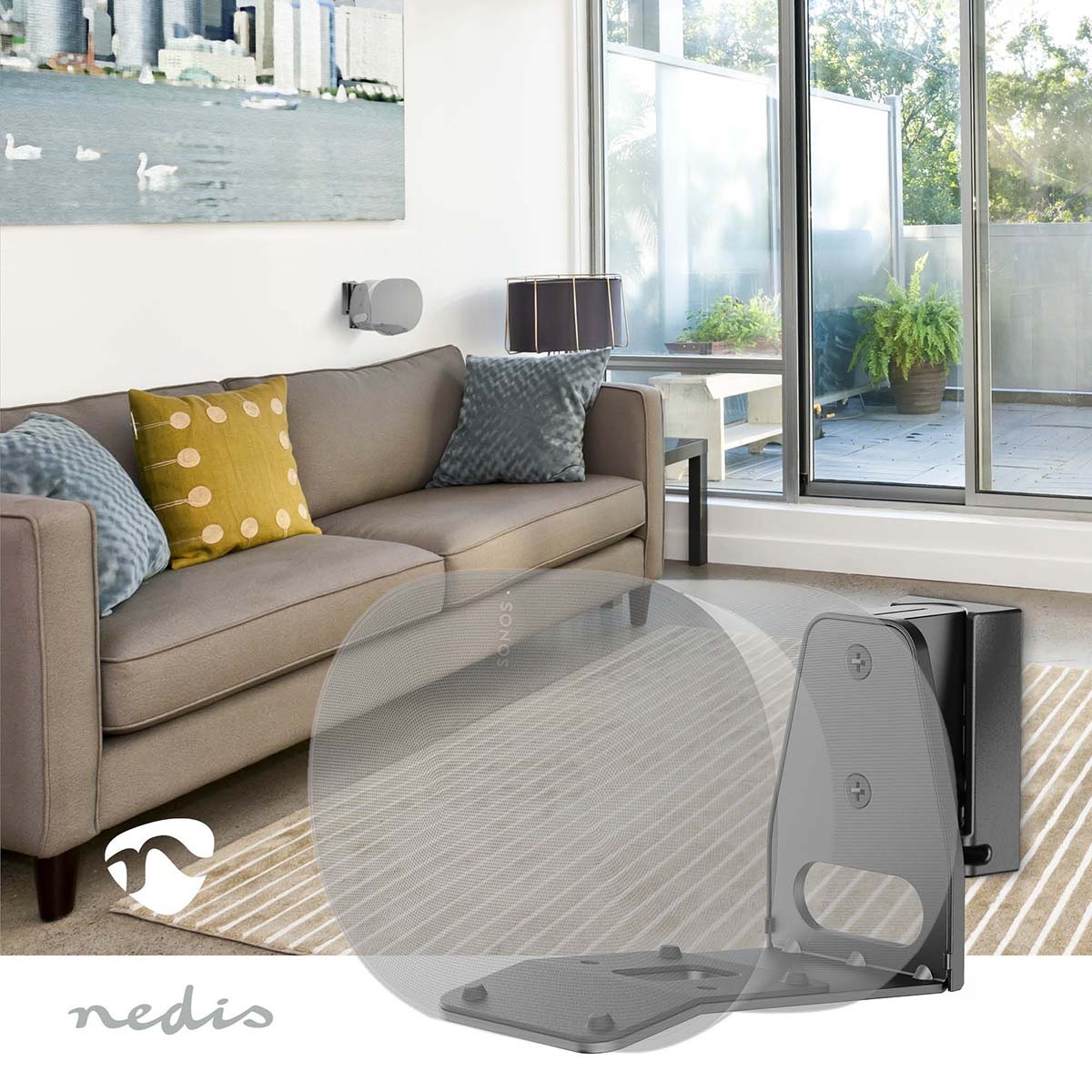 Nedis muurbeugel voor Sonos Era 300 | full motion | zwart - Afbeelding 7