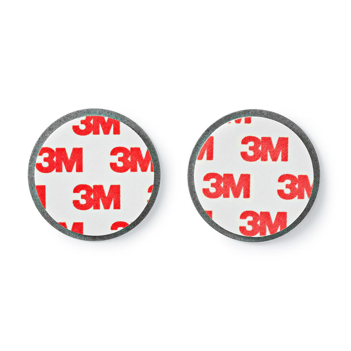 Montageset | Diameter: 39.4 mm | Magnetisch | Dubbelzijdige tape | Zilver