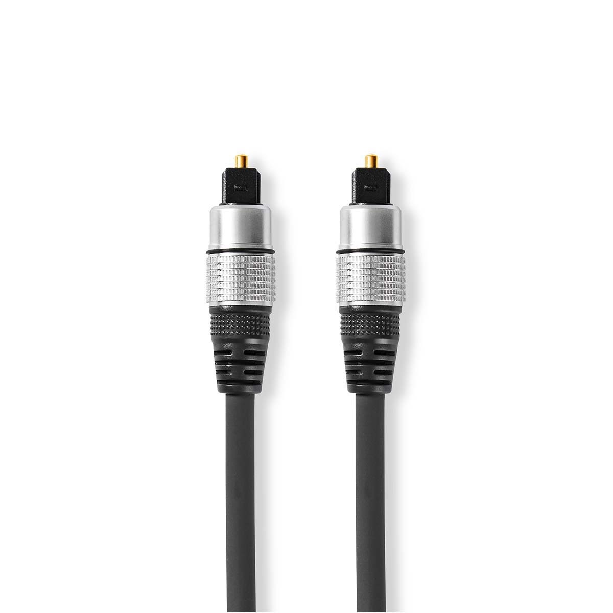 Premium digitale optische Toslink audio kabel / zwart - 1,5 meter