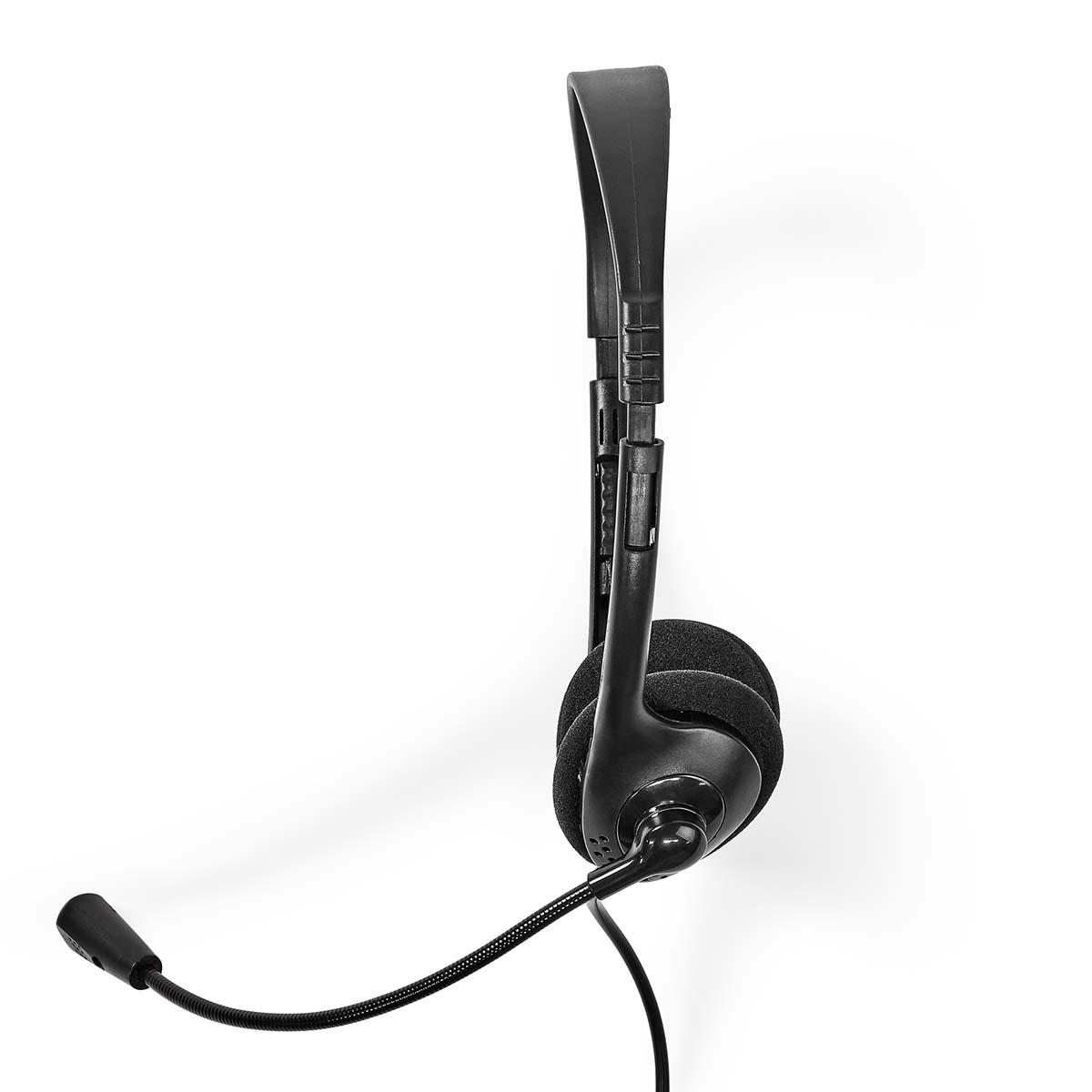 Nedis stereo on-ear PC-headset | USB-C/USB-A | 1,8 meter - Afbeelding 2