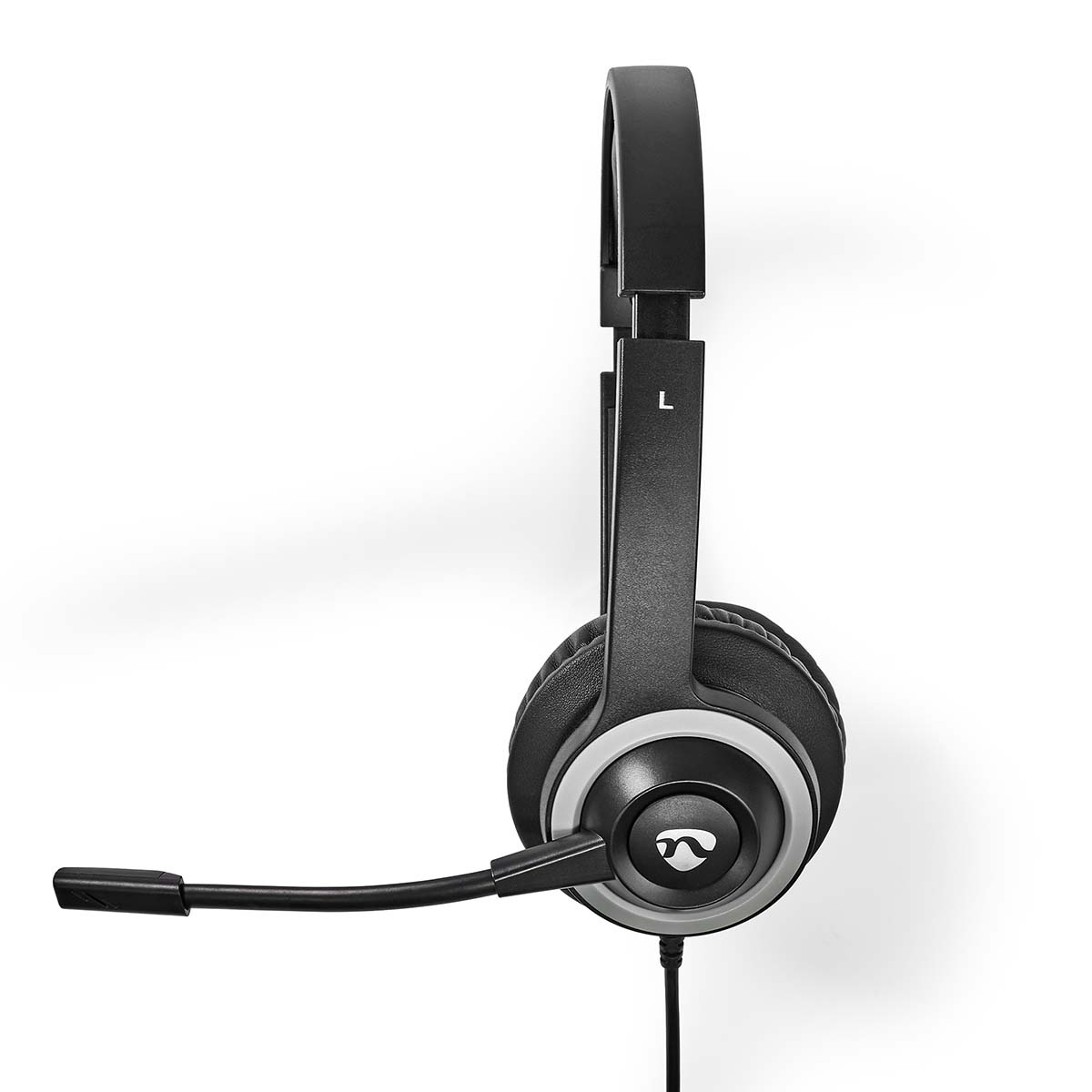 Nedis comfortabele stereo on-ear PC-headset | USB-C/USB-A | 1,8 meter - Afbeelding 3