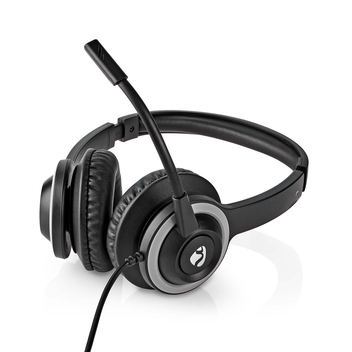 Nedis comfortabele stereo on-ear PC-headset | USB-C/USB-A | 1,8 meter - Afbeelding 4
