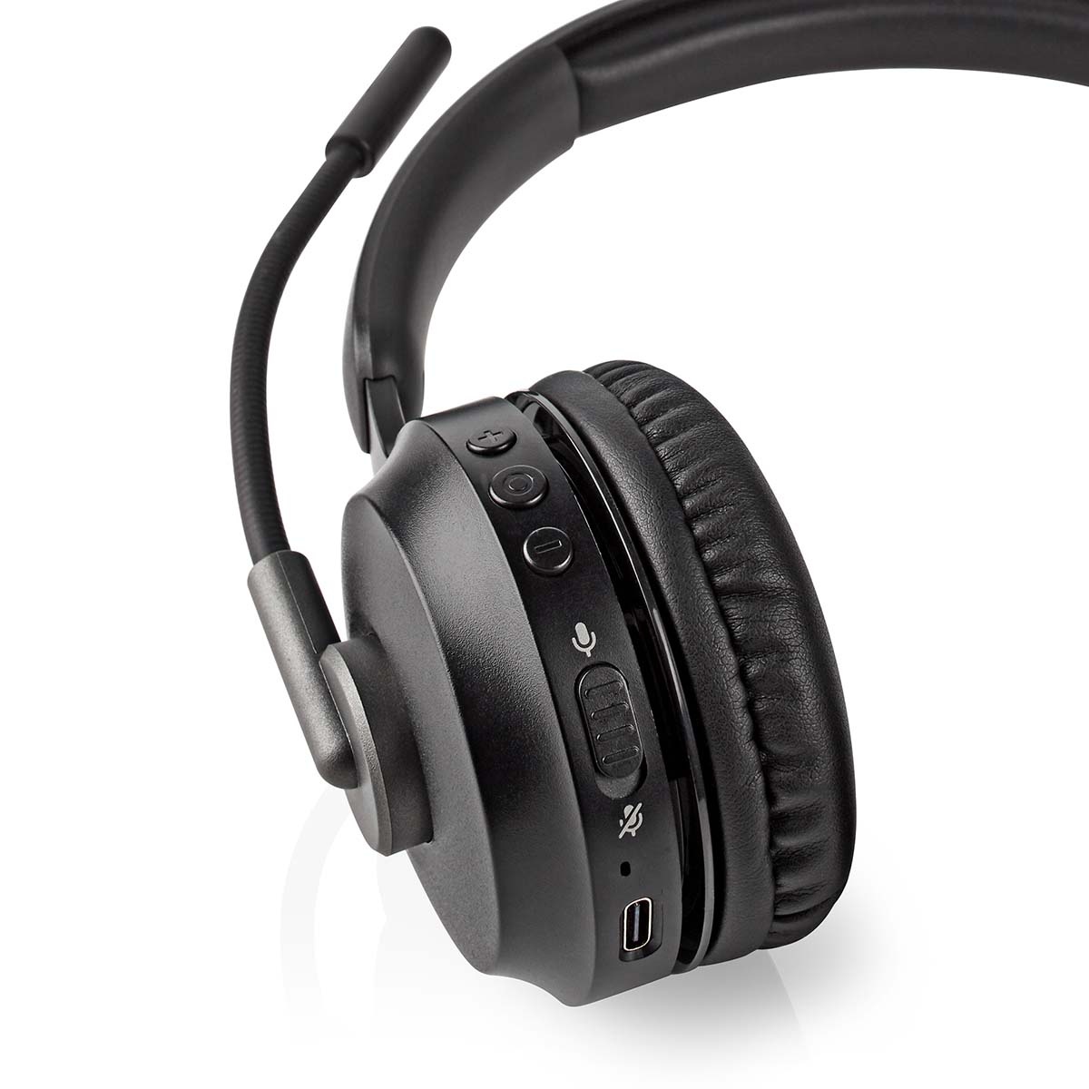 Nedis comfortabele stereo on-ear PC-headset | Bluetooth - Afbeelding 6