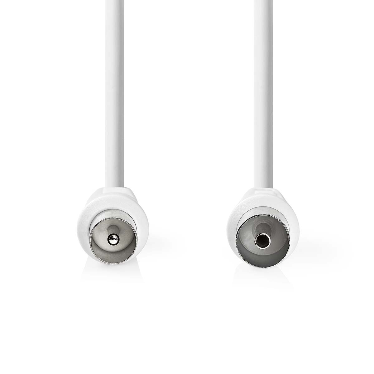 Nedis IEC (m) - IEC (v) coaxkabel | recht | wit | 10 meter - Afbeelding 2