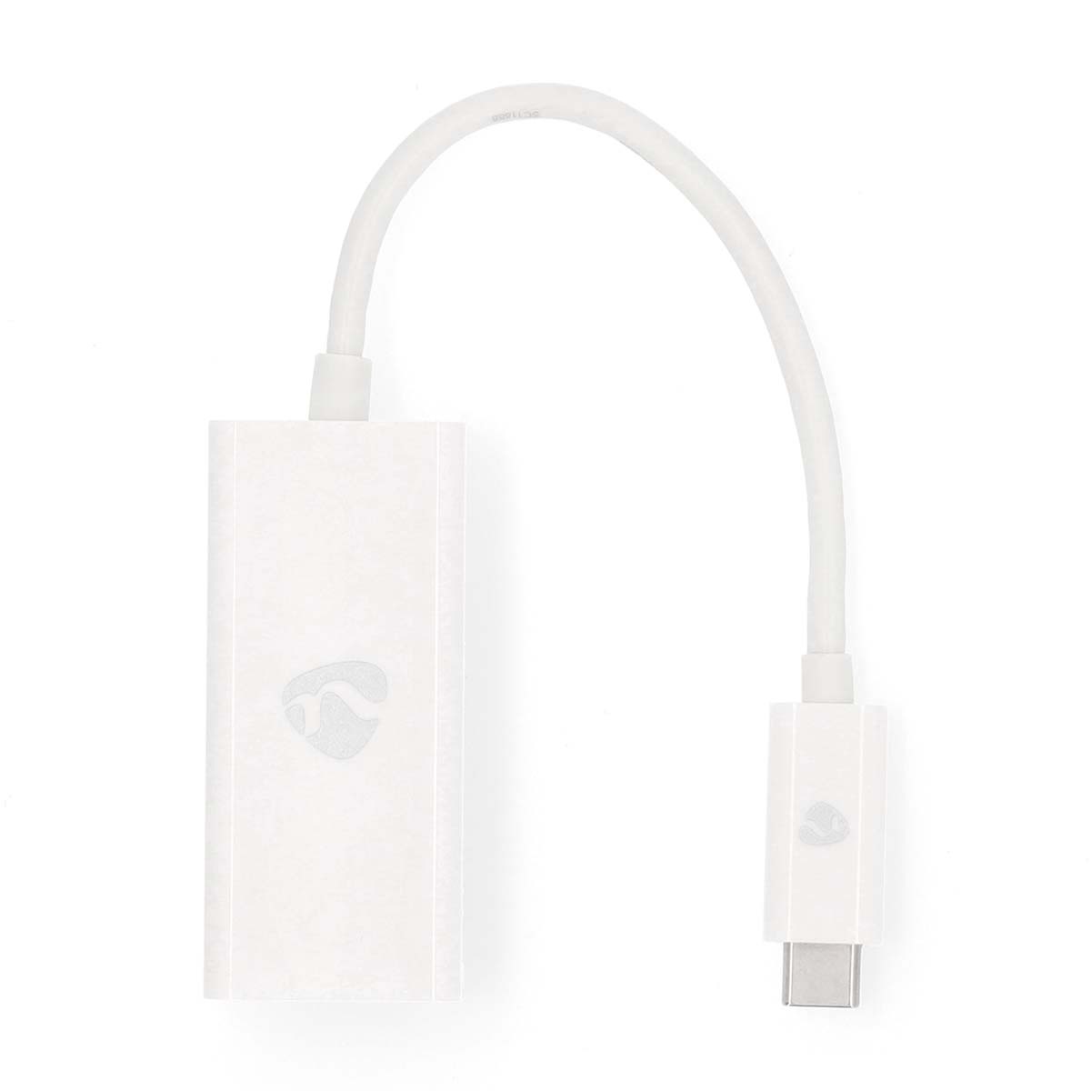 Nedis USB-C naar RJ45 LAN adapter | USB3.0 | CAT6 | wit | 0,20 meter - Afbeelding 3