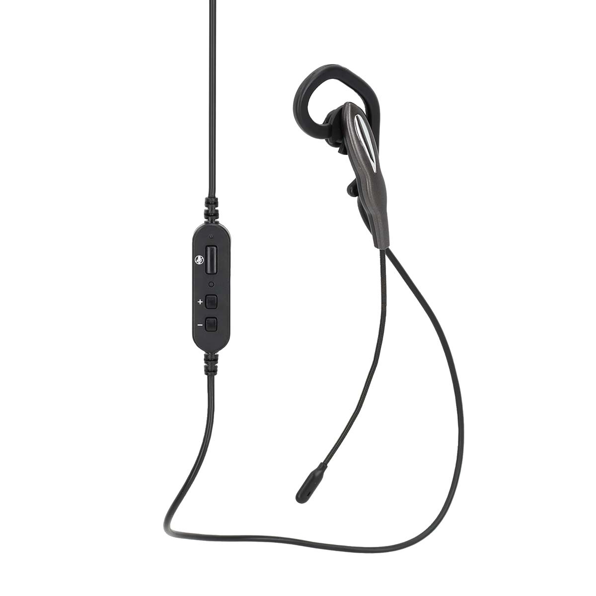 Nedis mono in-ear PC-headset met oorhaak | USB-C/USB-A | 1,8 meter - Afbeelding 2