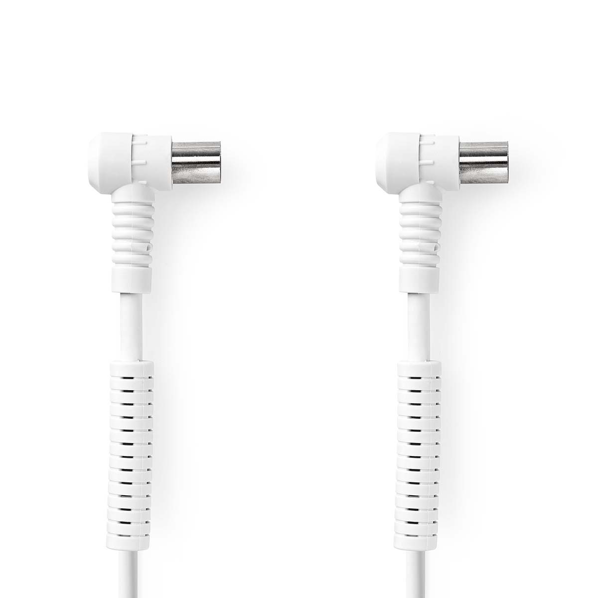 Nedis IEC (m) - IEC (v) coaxkabel | ferriet kernen | haaks | wit | 5 meter - Afbeelding 2