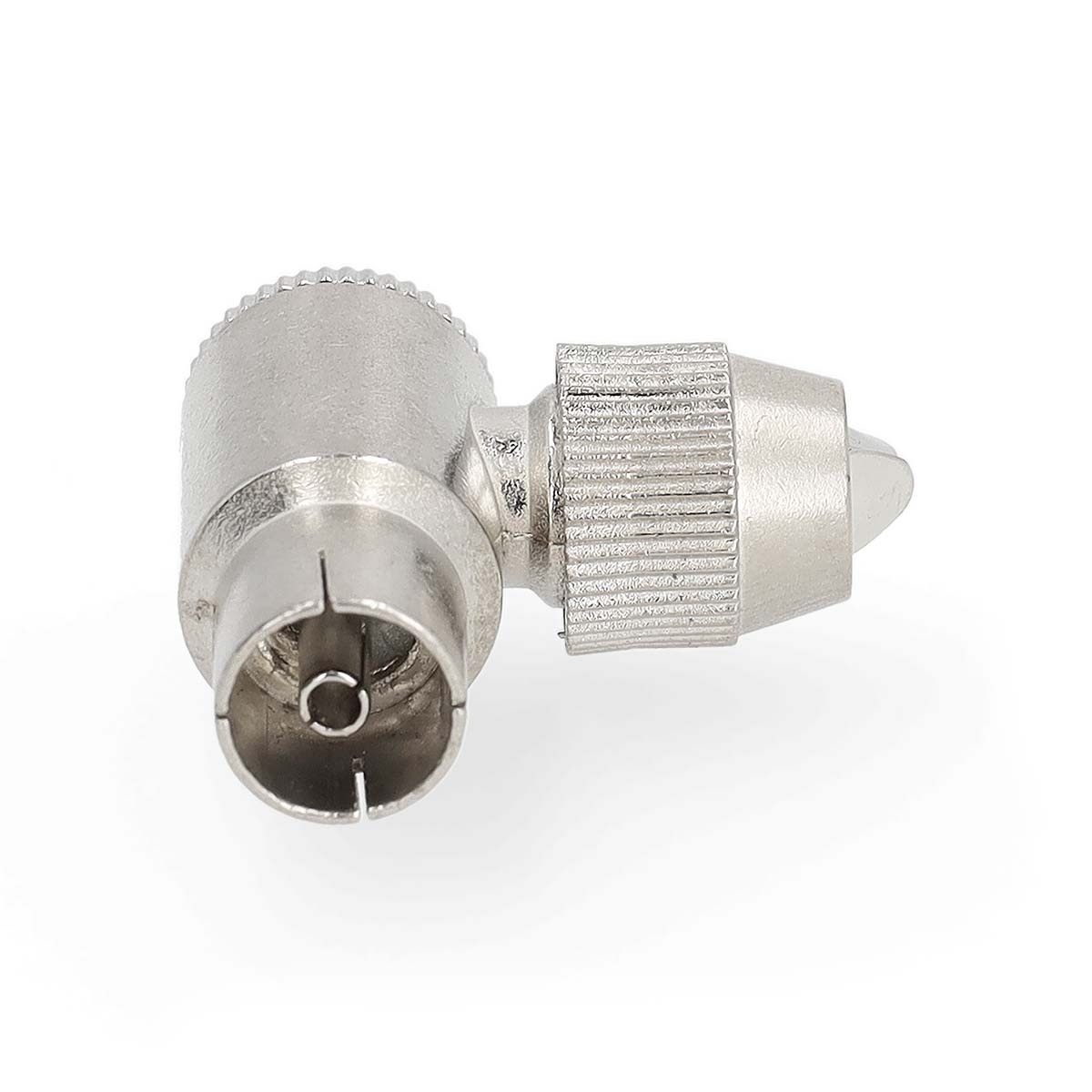 Nedis Coax IEC (v) schroef connectoren set | haaks | metaal - Afbeelding 2