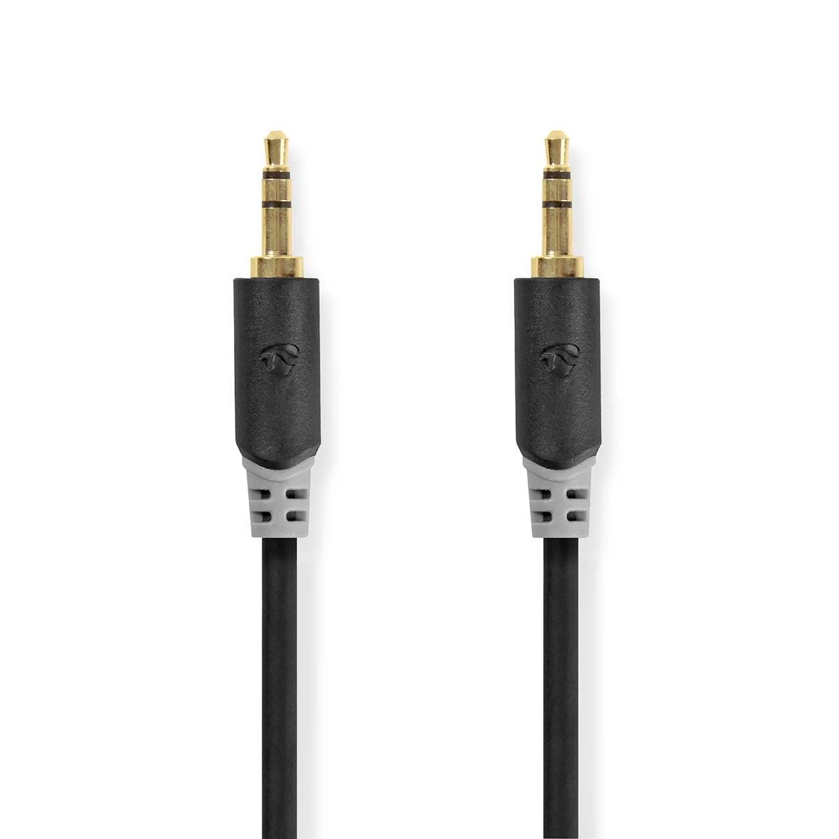 Nedis 3,5mm Jack stereo audio kabel / zwart - 5 meter