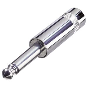 Monoconnector 6.35 mm Male Zilver