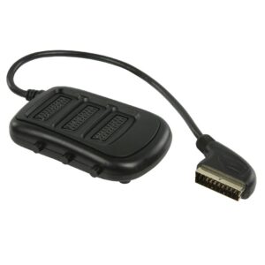 Scart schakelbox met 3 aansluitingen / zwart - 0,50 meter