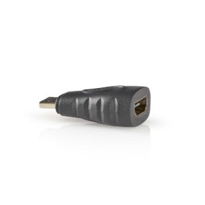 HDMI™-Adapter | HDMI™ Mini-Connector | HDMI™ Output | Verguld | Recht | ABS | Antraciet | 1 Stuks | Doos