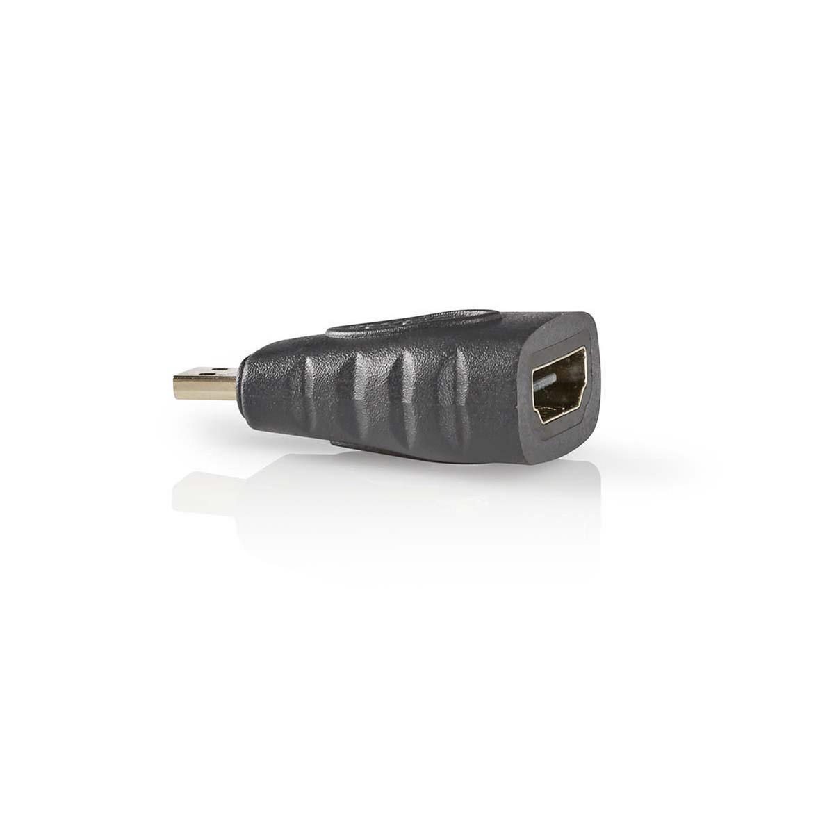 Nedis Micro HDMI - HDMI adapter - versie 1.4 (4K 30Hz) / zwart