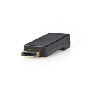 DisplayPort-Adapter | DisplayPort Male | HDMI™ Output | 4K@30Hz | Verguld | Recht | Rond | ABS | Kunststof | Antraciet | Doos