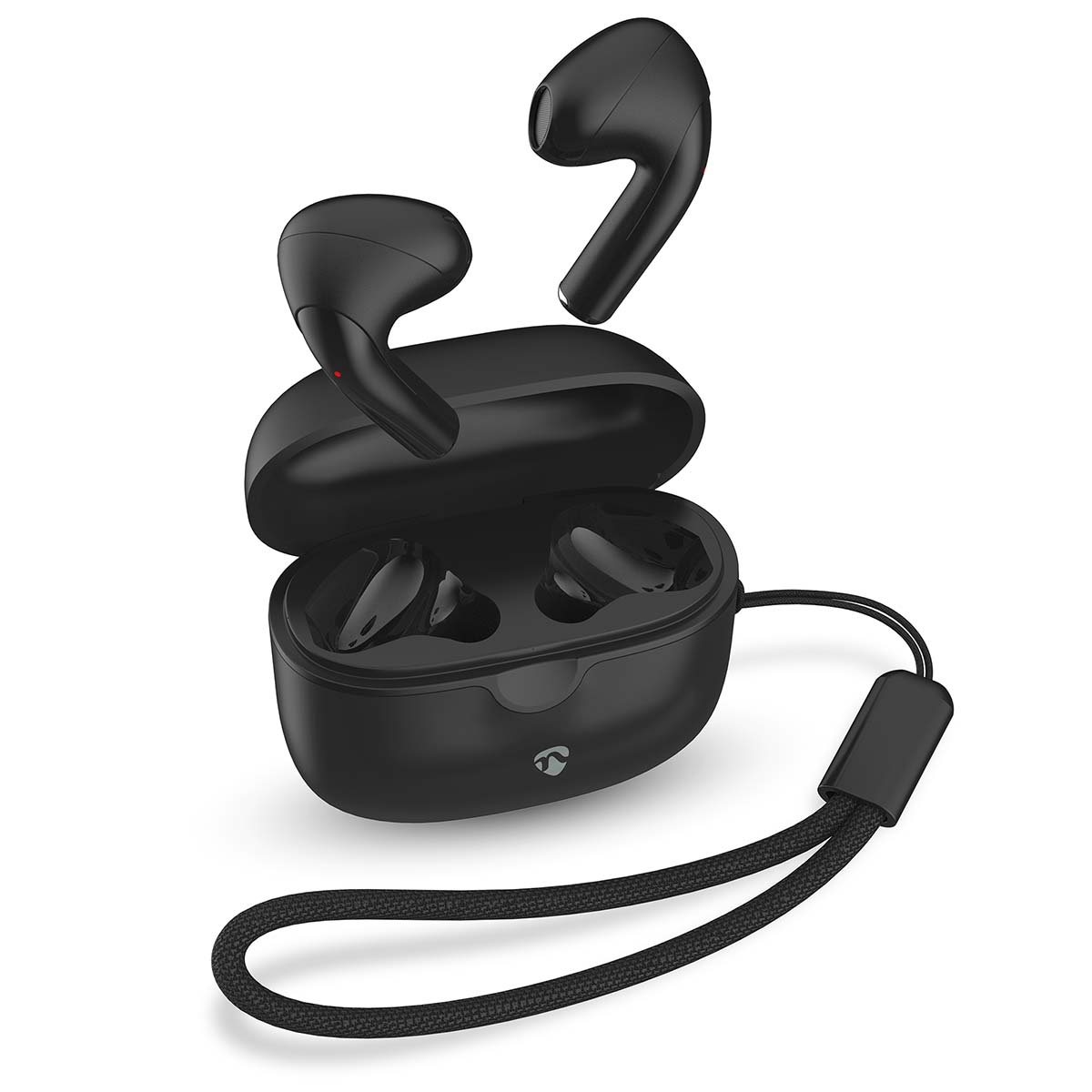 Nedis Bluetooth in-ear earphones met microfoon | charging case | zwart - Afbeelding 2