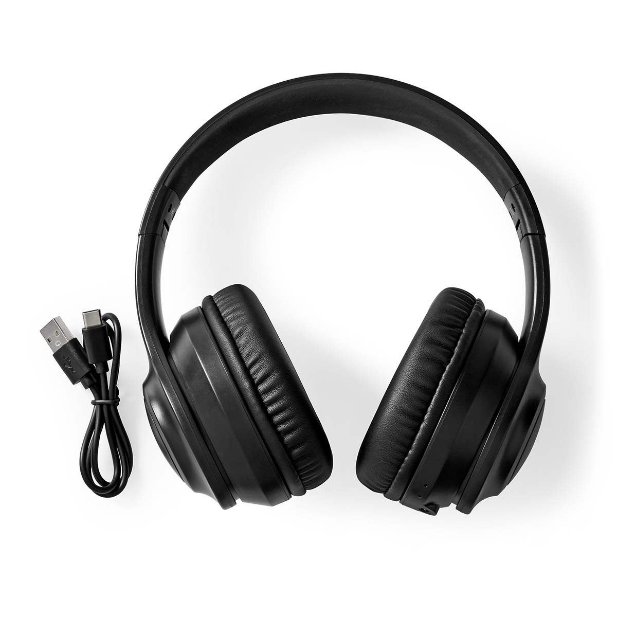 Nedis Bluetooth over-ear hoofdtelefoon met microfoon | ANC | zwart - Afbeelding 8