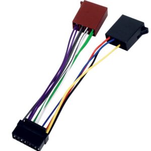 ISO-Kabel voor Autoradio | ISO-compatibiliteit: JVC | 0.15 m | Rond | PVC | Polybag