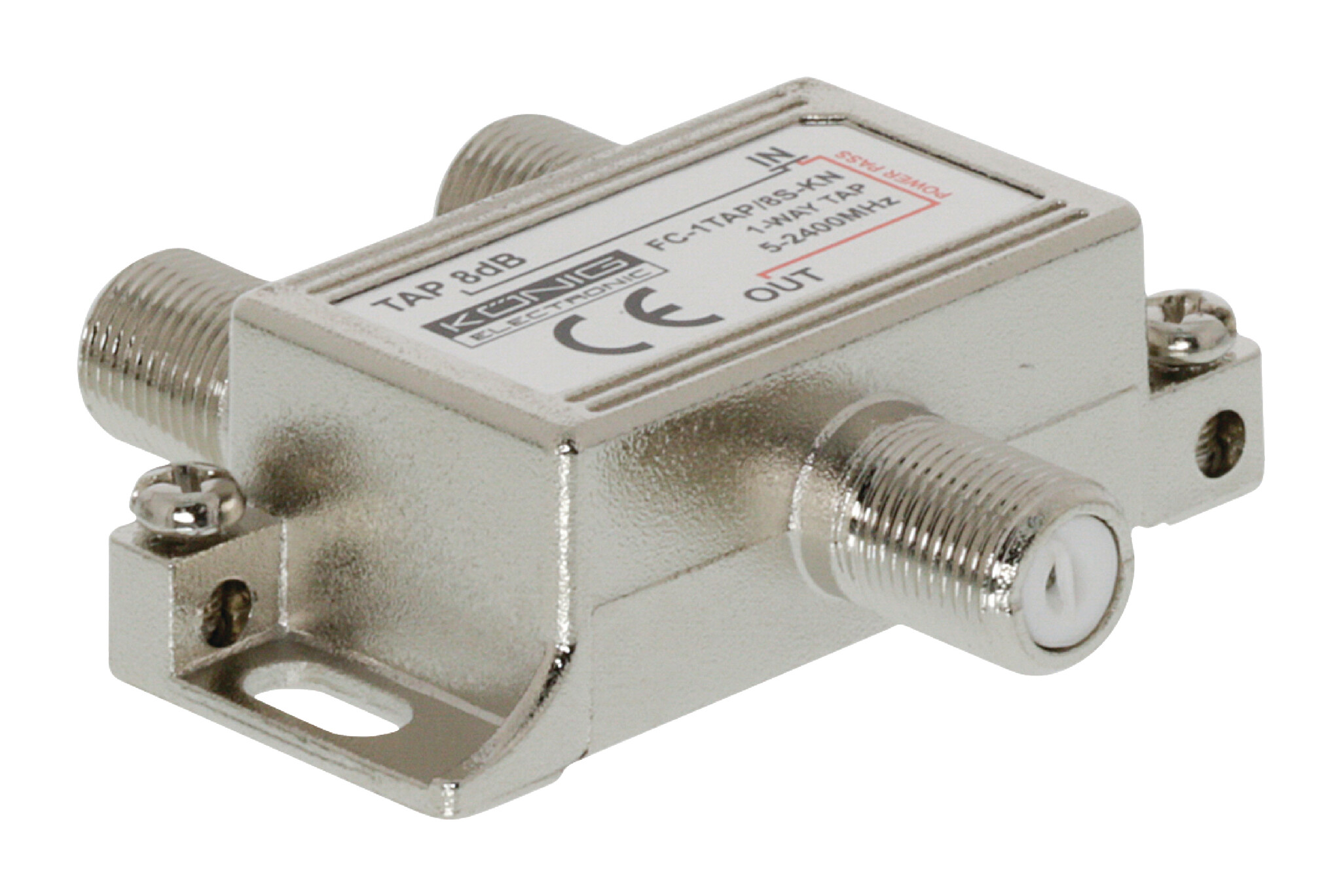 Satelliet multitap met 1 uitgang - 8 dB - 5-2400 MHz