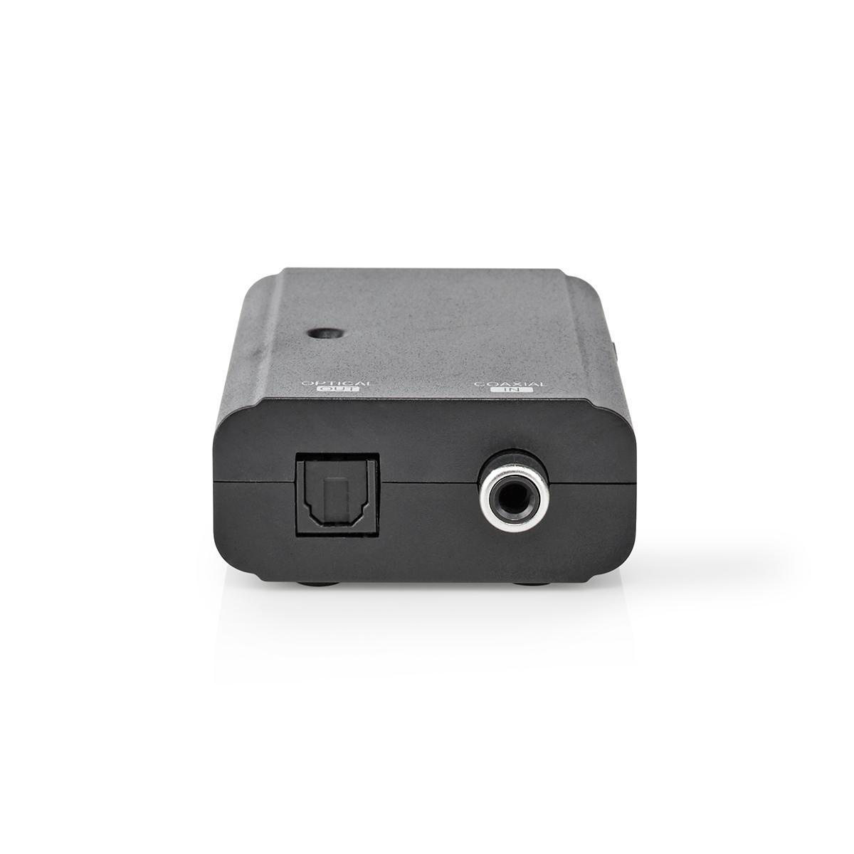 Digitale Audioconverter | 1-weg | Ingangen audio / video / data: 1x S/PDIF | Uitgangen audio / video / data: TosLink Female | Manueel | Zwart - Afbeelding 3