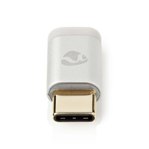 Nedis Premium USB-C (m) - USB Micro B (v) adapter - USB2.0 / aluminium