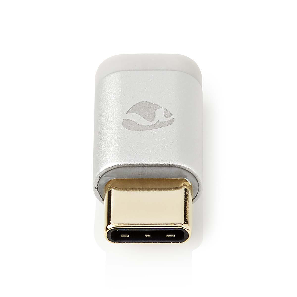 Nedis Premium USB-C (m) - USB Micro B (v) adapter - USB2.0 / aluminium