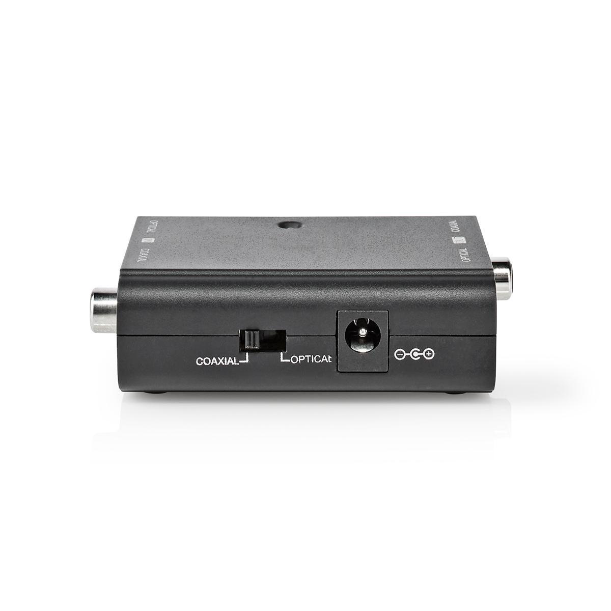 Digitale Audioconverter | 2-wegs | Ingangen audio / video / data: 1x S/PDIF (RCA) Female / 1x Toslink Female | Uitgangen audio / video / data: 1x S/PDIF (RCA) Female / 1x TosLink Female | Manueel | Zwart - Afbeelding 4