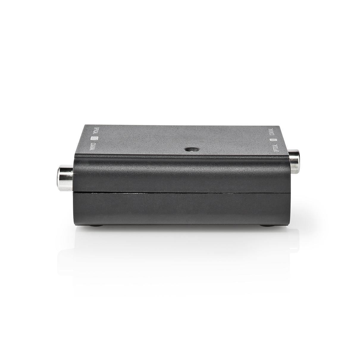 Digitale Audioconverter | 2-wegs | Ingangen audio / video / data: 1x S/PDIF (RCA) Female / 1x Toslink Female | Uitgangen audio / video / data: 1x S/PDIF (RCA) Female / 1x TosLink Female | Manueel | Zwart - Afbeelding 6