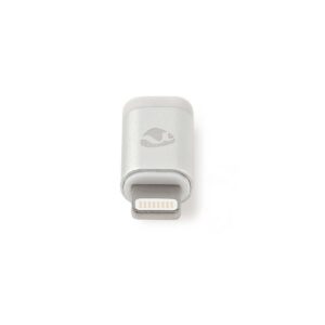 Lightning-Adapter | Apple Lightning 8-Pins | USB Micro-B Female | Verguld | Rond | Aluminium | Cover Window Box