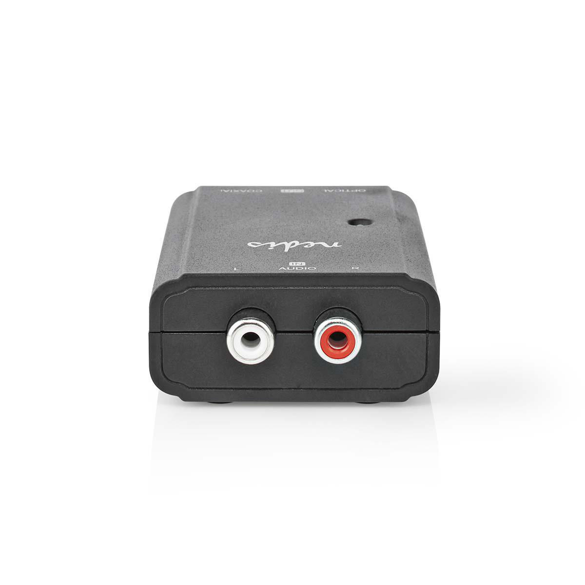 Digitale Audioconverter | 1-weg | Ingangen audio / video / data: 2x RCA Male | Uitgangen audio / video / data: 1x S/PDIF (RCA) Female / 1x TosLink Female | Manueel | Zwart - Afbeelding 5
