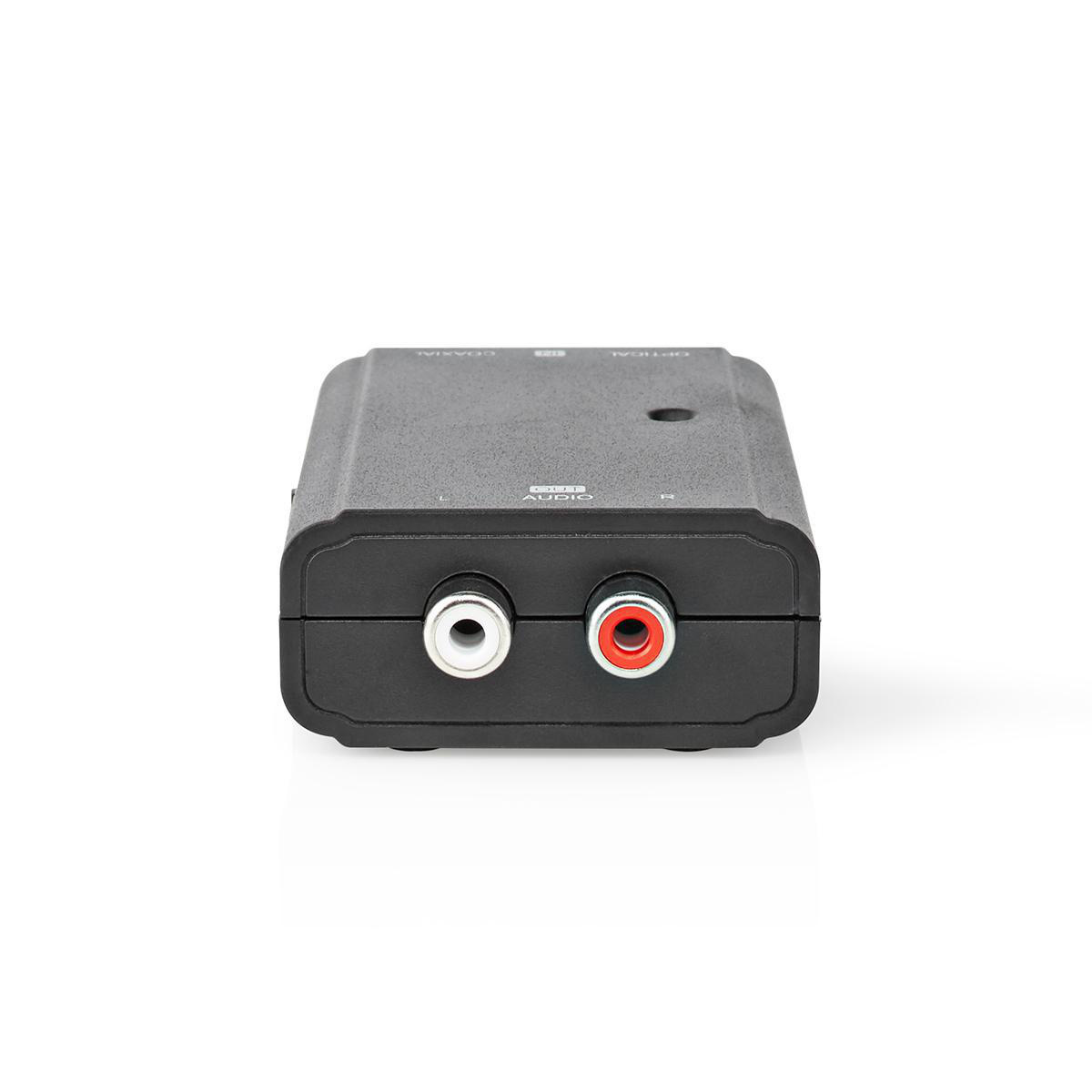 Digitale Audioconverter | 2-wegs | Ingangen audio / video / data: 1x S/PDIF (RCA) Female / 1x Toslink Female | Uitgangen audio / video / data: 2x RCA Male | Manueel | Zwart - Afbeelding 4