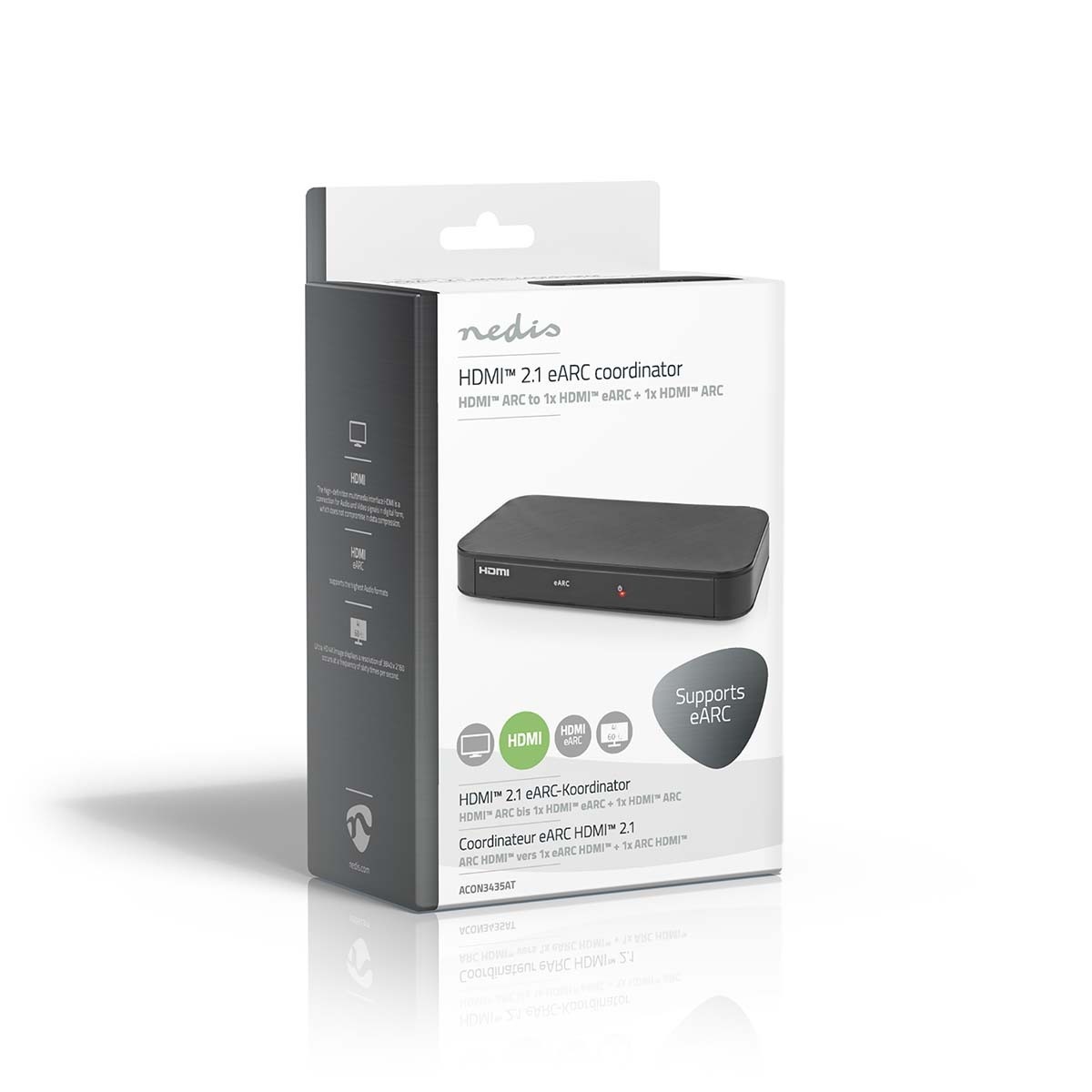 Nedis HDMI naar 2x HDMI eARC splitter/extractor - Afbeelding 5