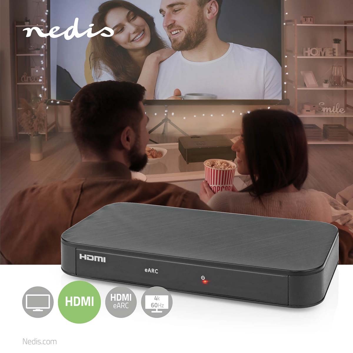 Nedis HDMI naar 2x HDMI eARC splitter/extractor - Afbeelding 6