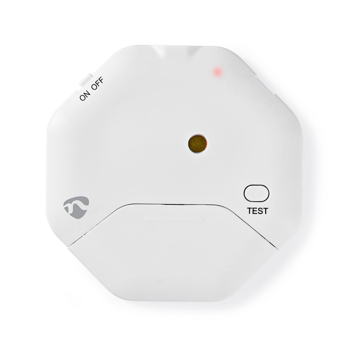 Glasbreukalarm | Veroorzaakt door: Vibratie | Batterij Gevoed | 2x CR2032 | 85 dB | Wit - Afbeelding 3