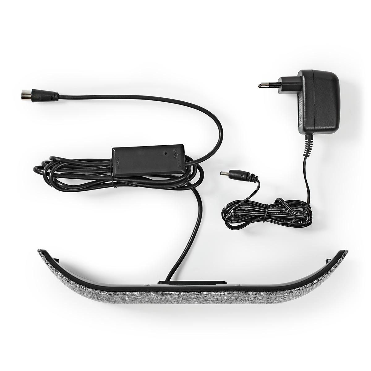 Binnenantenne | Actief | UHF | Ontvangstbereik: 0-25 km | LTE700 | Versterking: 28 dB | ABS / Stof | Grijs - Afbeelding 5