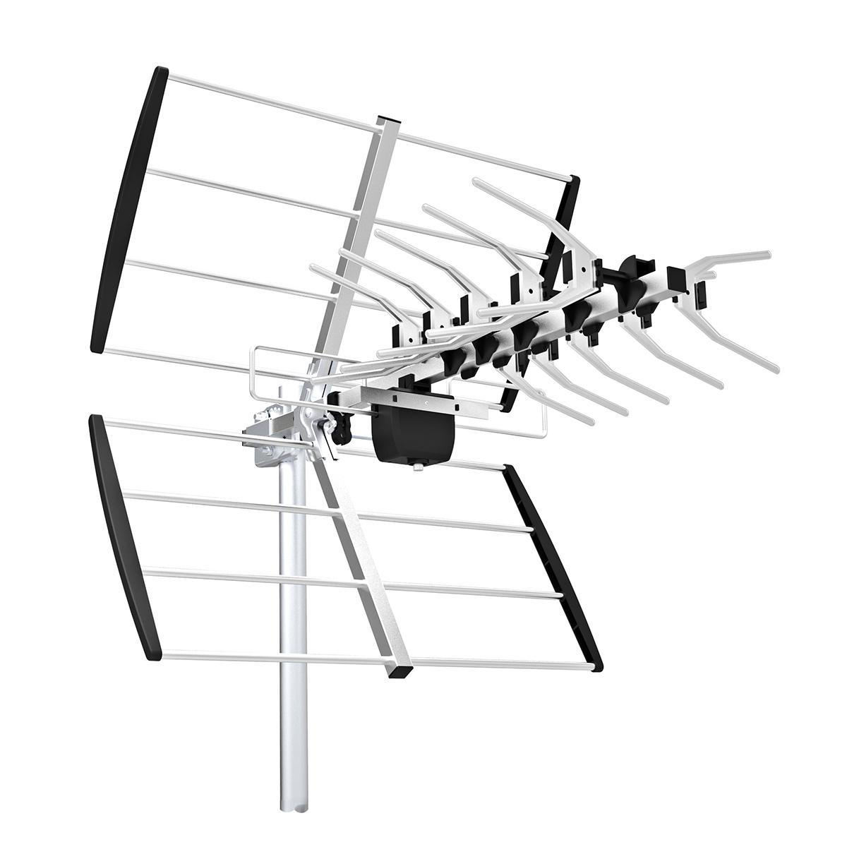 Nedis UHF DVB-T/T2 antenne voor buiten - passief - 12 dB - LTE700 filter / grijs - Afbeelding 3