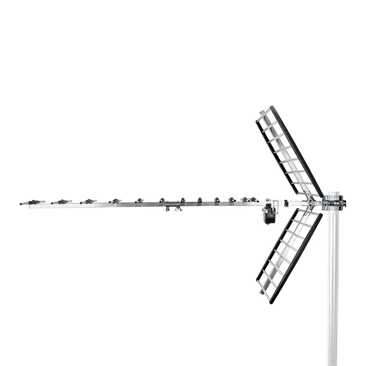 Nedis UHF DVB-T/T2 antenne voor buiten - passief - 14 dB - LTE700 filter / grijs - Afbeelding 3