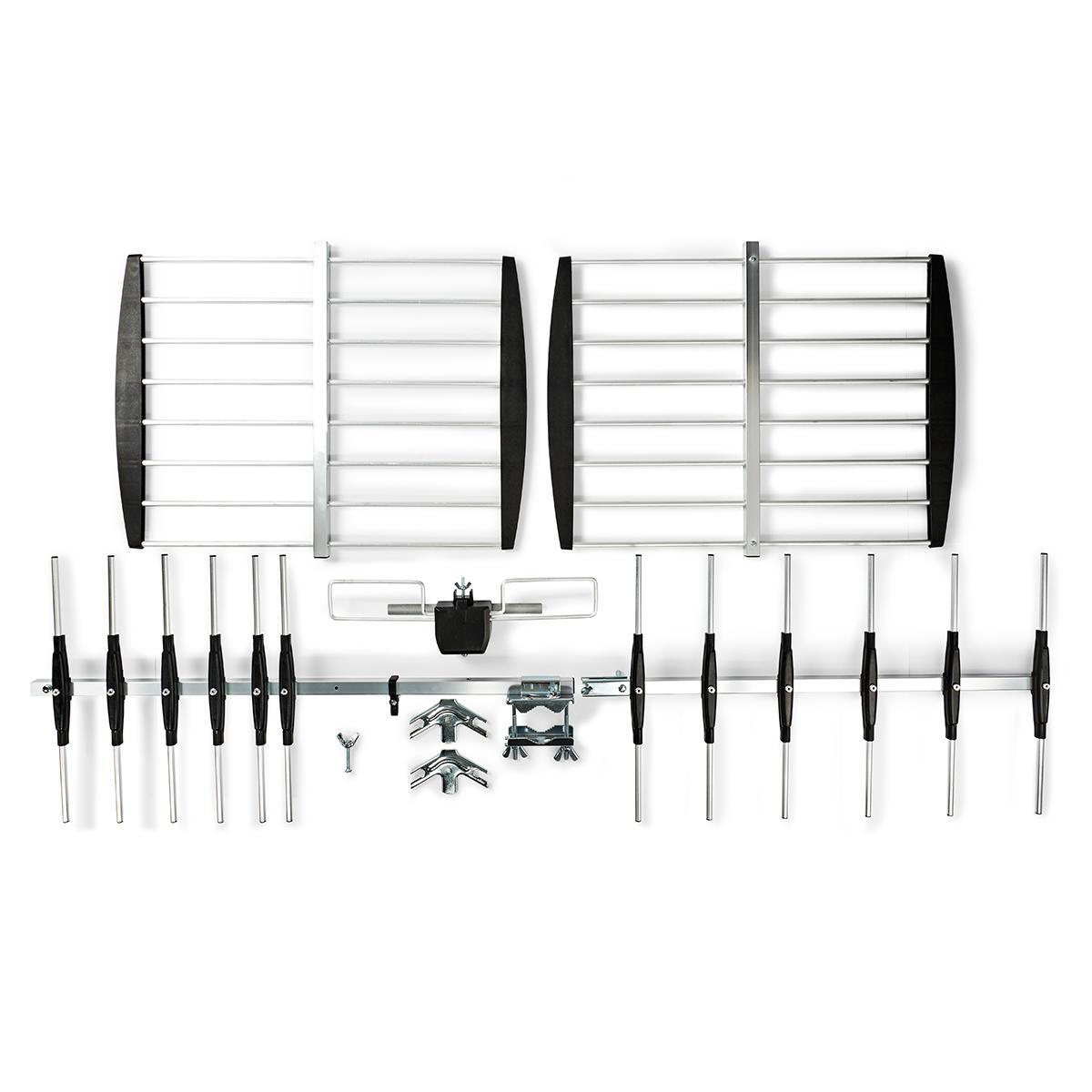 Nedis UHF DVB-T/T2 antenne voor buiten - passief - 14 dB - LTE700 filter / grijs - Afbeelding 5