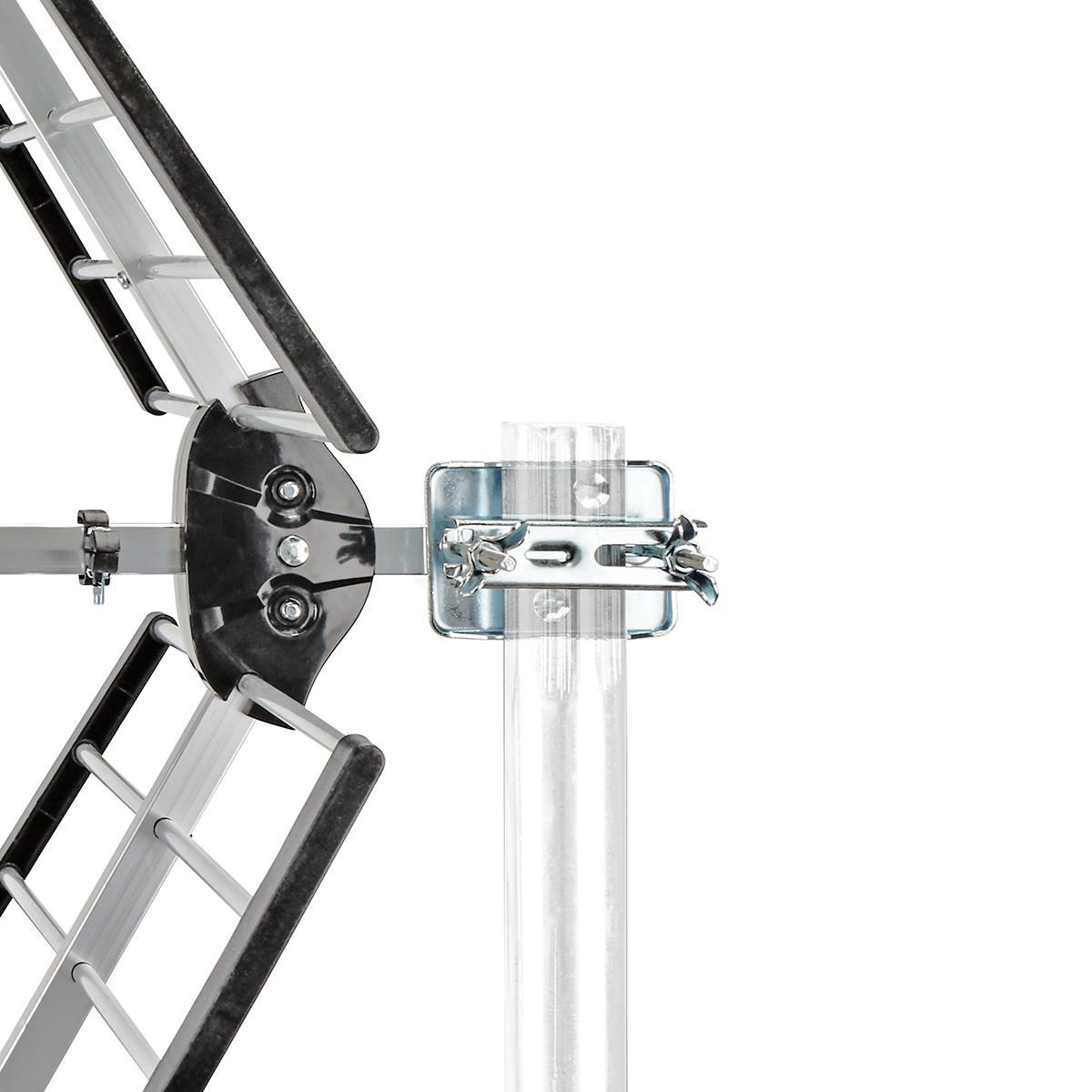 Buitenantenne | UHF | Ontvangstbereik: ≥50 km | LTE700 | Versterking: 14 dB | 75 Ohm | Antenne lengte: 841 mm | ABS / Aluminium - Afbeelding 4