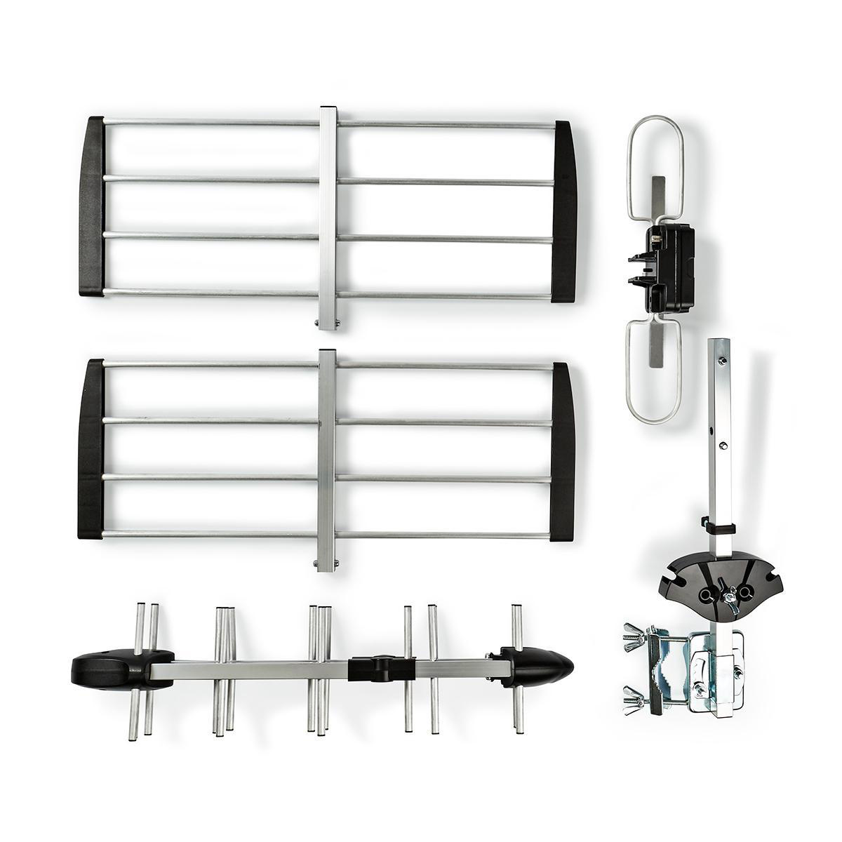 Buitenantenne | UHF | Ontvangstbereik: ≥50 km | LTE700 | Versterking: 14 dB | 75 Ohm | Antenne lengte: 841 mm | ABS / Aluminium - Afbeelding 5