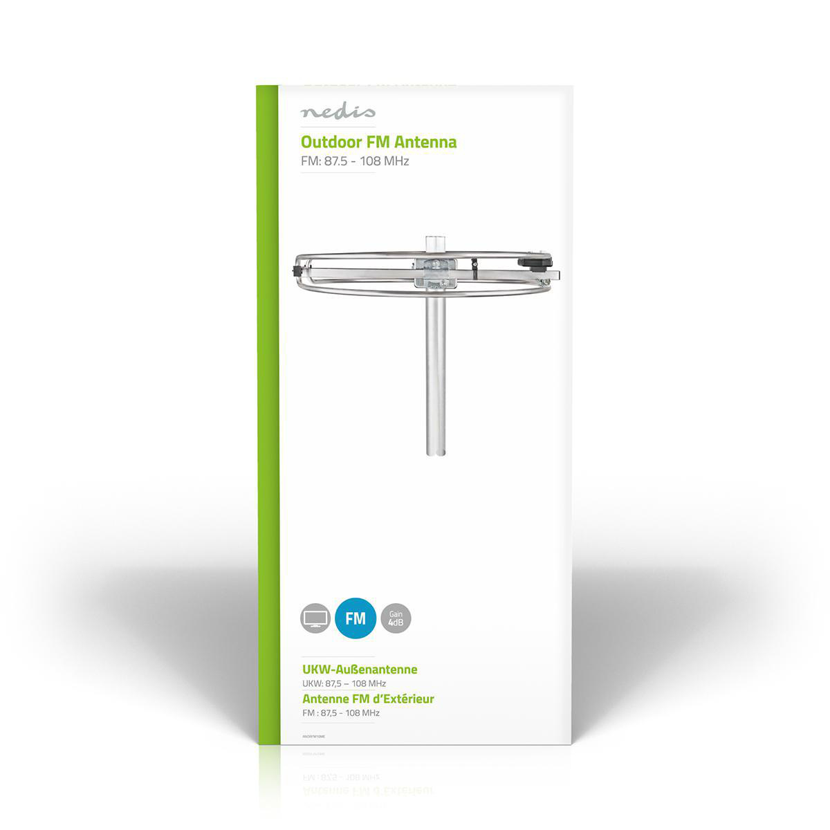 Buitenantenne | Ontvangstbereik: 0-15 km | Versterking: 4 dB | Aluminium - Afbeelding 6