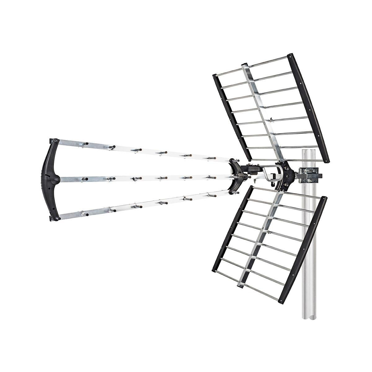 Buitenantenne | UHF | Ontvangstbereik: ≥50 km | LTE700 | Versterking: 18 dB | 75 Ohm | Antenne lengte: 1060 mm | Aluminium - Afbeelding 4