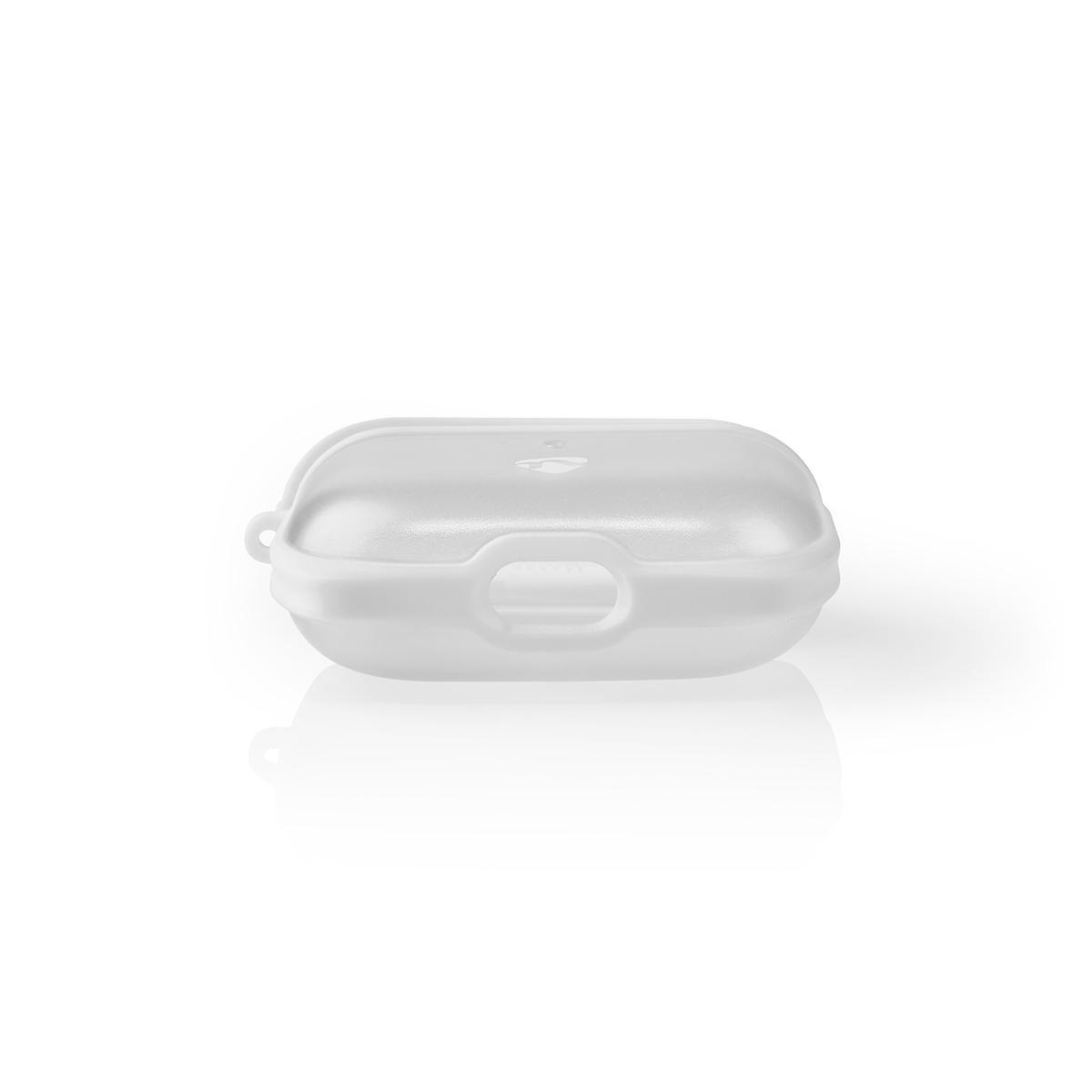 Beschermbox compatibel met Apple AirPods Pro / transparant/wit - Afbeelding 3