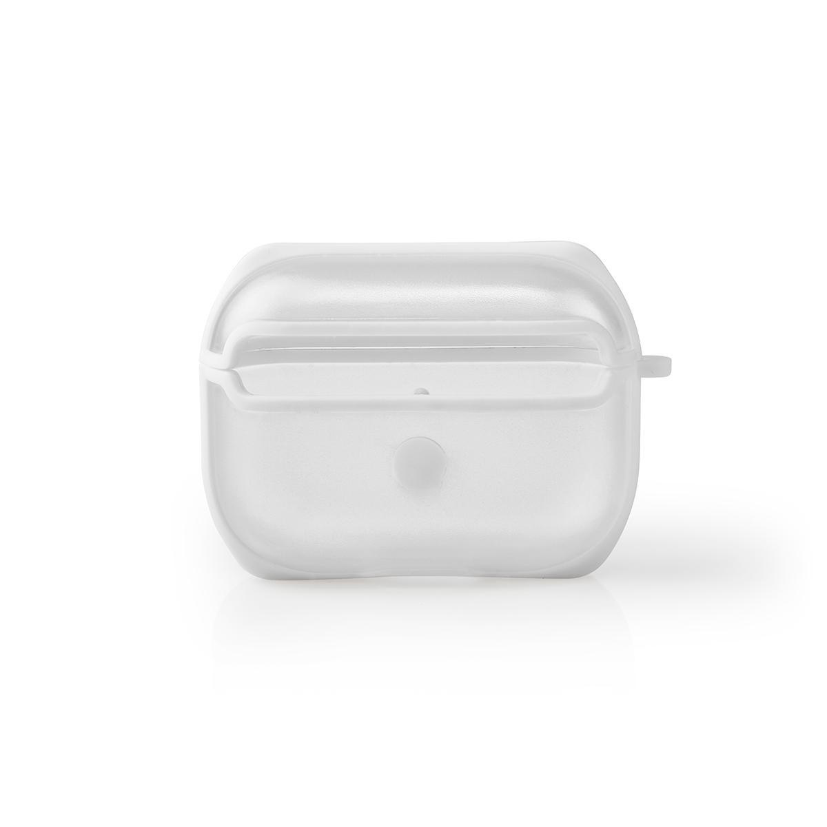 Beschermbox compatibel met Apple AirPods Pro / transparant/wit - Afbeelding 4