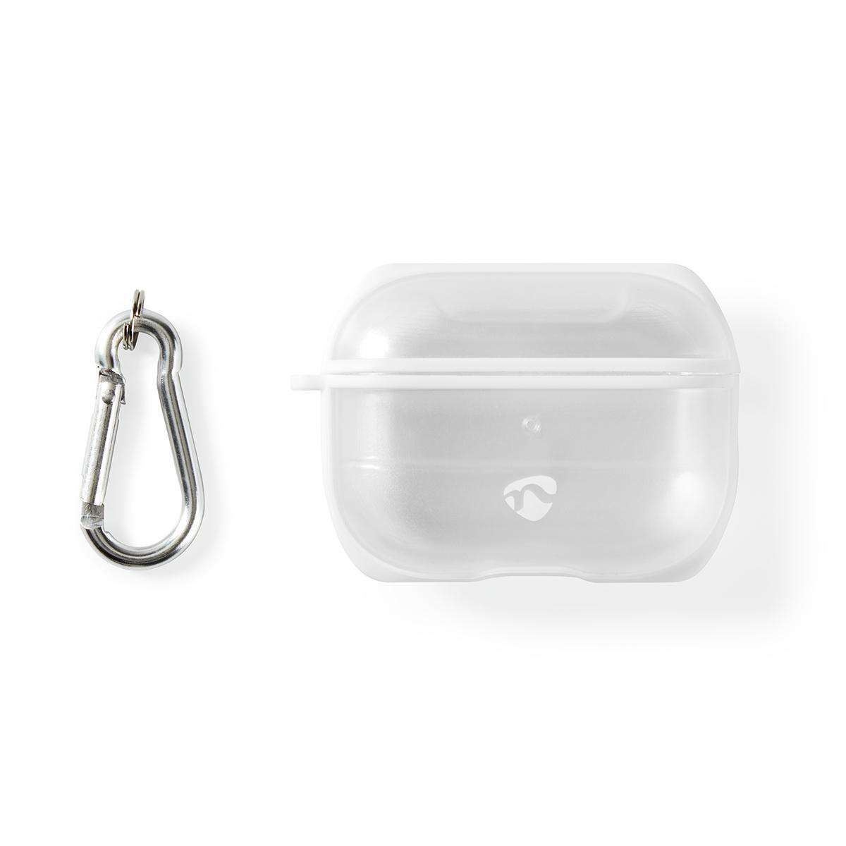 Beschermbox compatibel met Apple AirPods Pro / transparant/wit - Afbeelding 7