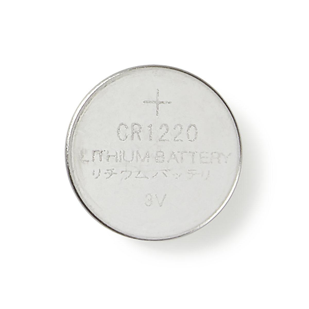 Nedis CR1220 Lithium knoopcel-batterij / 5 stuks - Afbeelding 2
