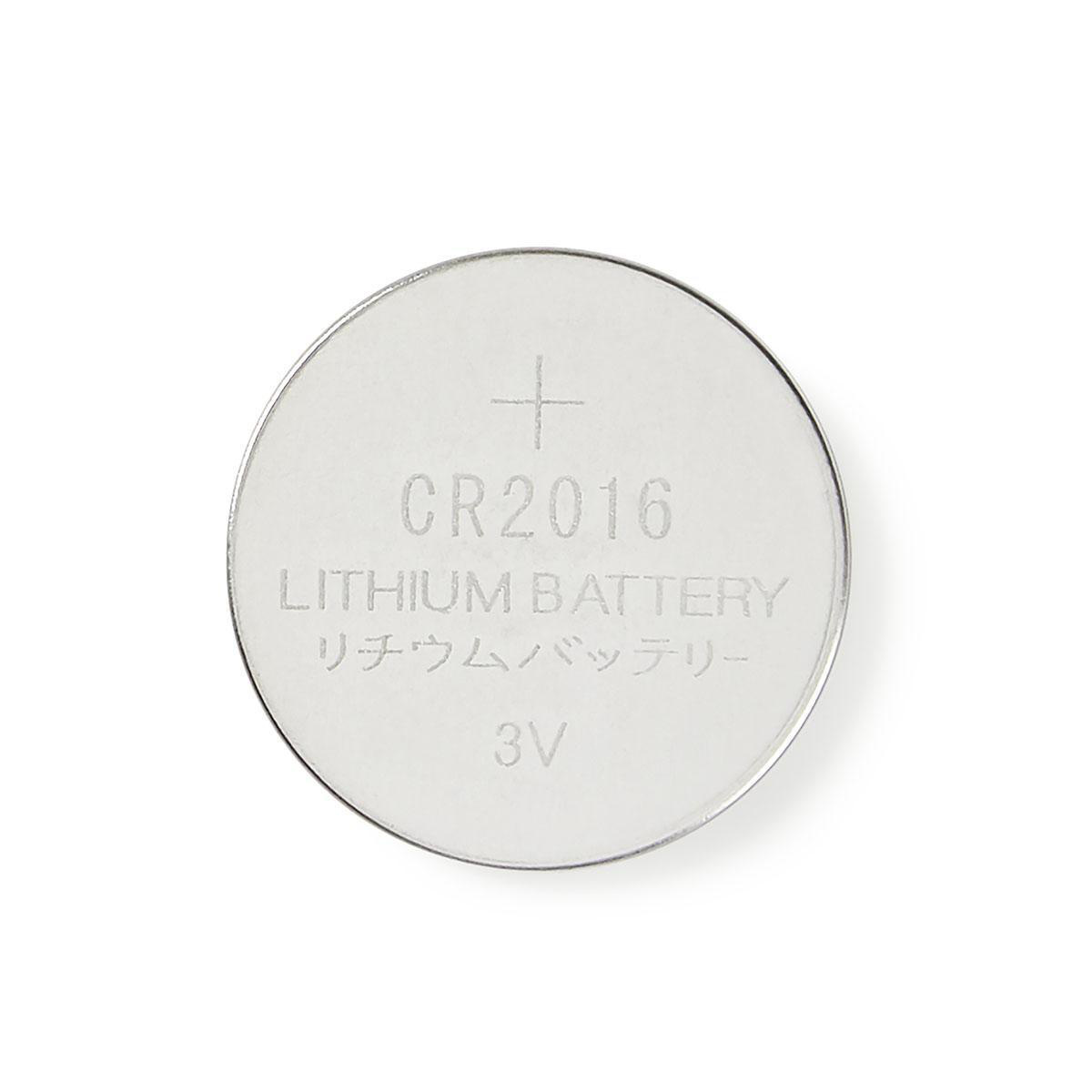 Nedis CR2016 Lithium knoopcel-batterij / 5 stuks - Afbeelding 2