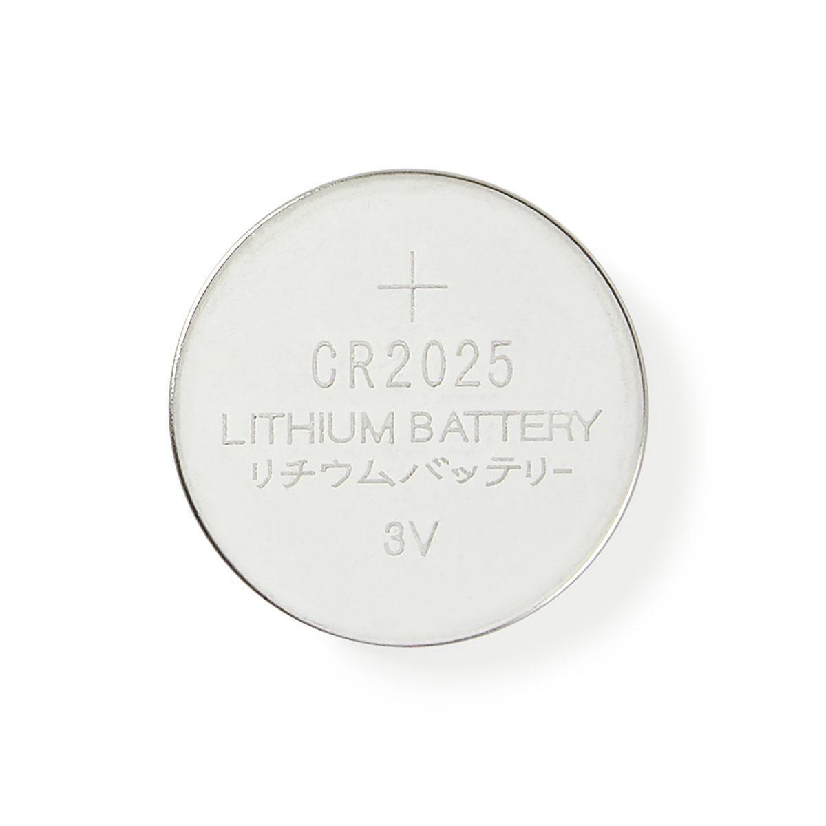 Nedis CR2025 Lithium knoopcel-batterij / 5 stuks - Afbeelding 2