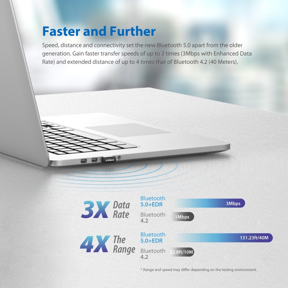 Edimax BT-8500 USB-A - Bluetooth 5.0 + EDR dongle - Afbeelding 6