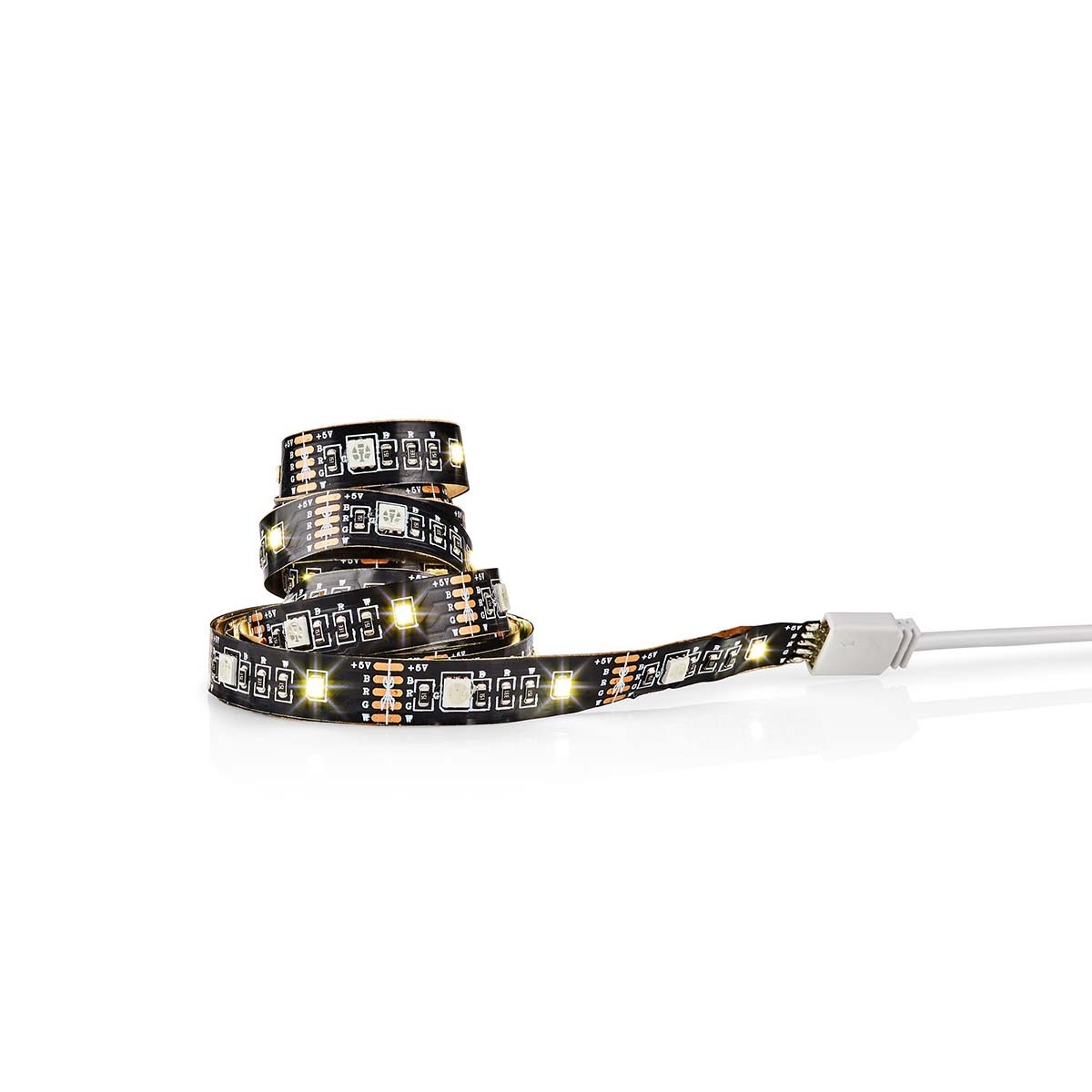 Nedis SmartLife Bluetooth LED-strip voor binnen - 2m / full-color en warm-wit - Afbeelding 2