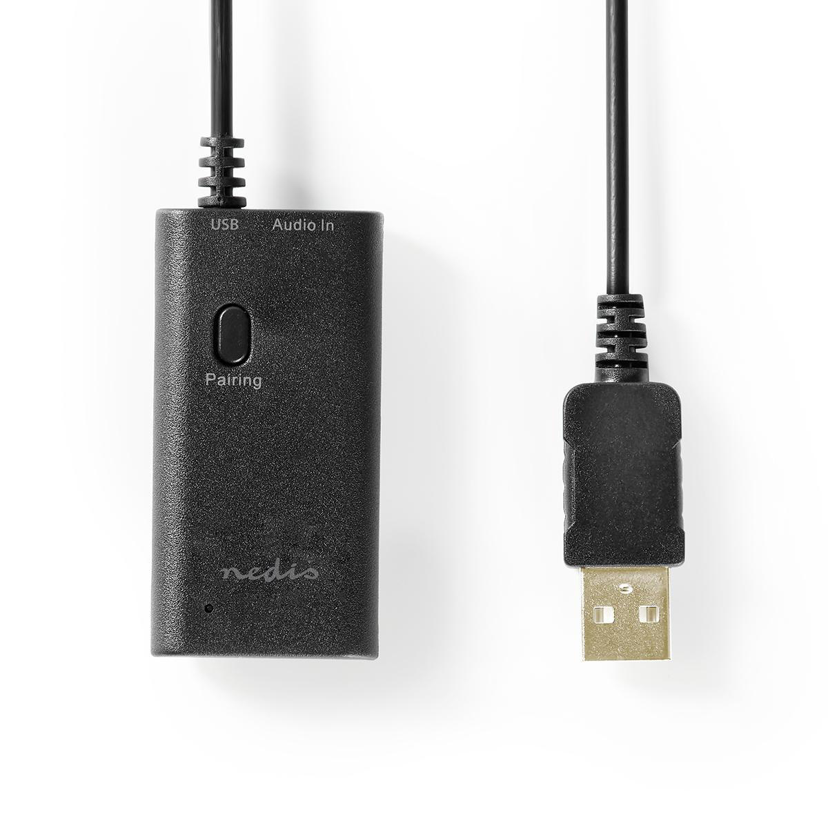 Bluetooth®-Zender | Input: 1x AUX / 1x USB | SBC | Maximaal 1 Apparaat | Zwart - Afbeelding 3